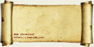 Hana Dimitrijević vizit kartica